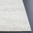 thumbnail image 3 of SAFAVIEH Hanna Lynna Abstract Runner Rug, Grey Ivory/Dark Grey, 2' x 8', 3 of 7