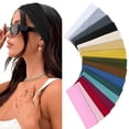 thumbnail image 1 of Diademas de tela elástica Huachi para mujer, paquete de 16, 1 of 7