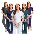 thumbnail image 2 of Medical Scrubs Set Oral Dental Doctor Nurse Uniforms Unisex Surgical Uniform Set, 2 of 10