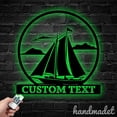 thumbnail image 4 of Handmadetneonsign Iceboat Metal Wall Art, Sailboat Metal Sign Wall Decor, Boat Metal Sign Wall Decor, 4 of 5