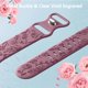 thumbnail image 3 of Pulseras SNBLK grabadas con estampado floral Apple 6, paquete de 38 mm a 49 mm, 3 of 9