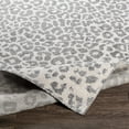 thumbnail image 4 of Hauteloom Liversedge Modern Animal Print Area Rug for Living Room, Bedroom, Dining Room - Bohemain Leopard Print Carpet - Gray, Beige, Ivory - 6' x 9', 4 of 8