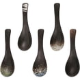 thumbnail image 1 of 5-piece Japanese soup spoon set, retro soup spoon, ceramic soup spoon, Chinese Asian ramen tableware, 1 of 5