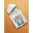 thumbnail image 3 of Hand Drawing Hipster Tiger Hoodie Women -Image by Shutterstock, Female Small, 3 of 4
