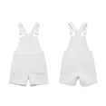 thumbnail image 4 of hotojiny Men's Denim Overalls Shorts Jean Bib Jumpsuit Lightweight Adjustable Straps Casual Workwear Summer Romper with Pockets, 4 of 6