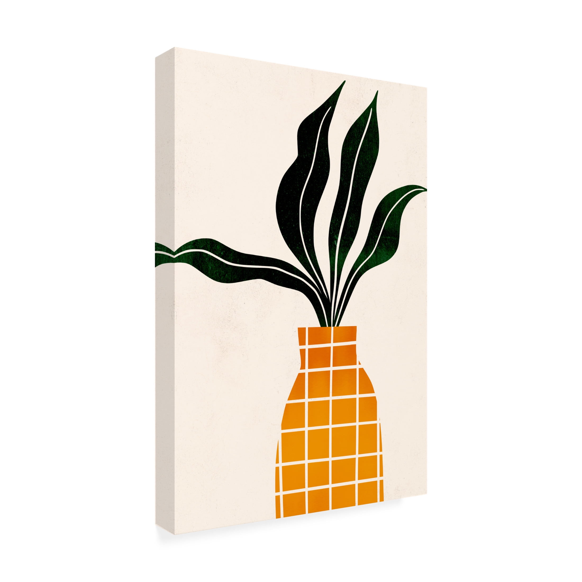 Trademark Fine Art Kubistika Peter, the Plant Canvas Wall Art