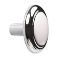 thumbnail image 6 of (2 pack) Mainstays 1-1/4" (32mm) (2.2oz) Classic Cabinet Knob, Chrome and White, 2 Pack, 6 of 7