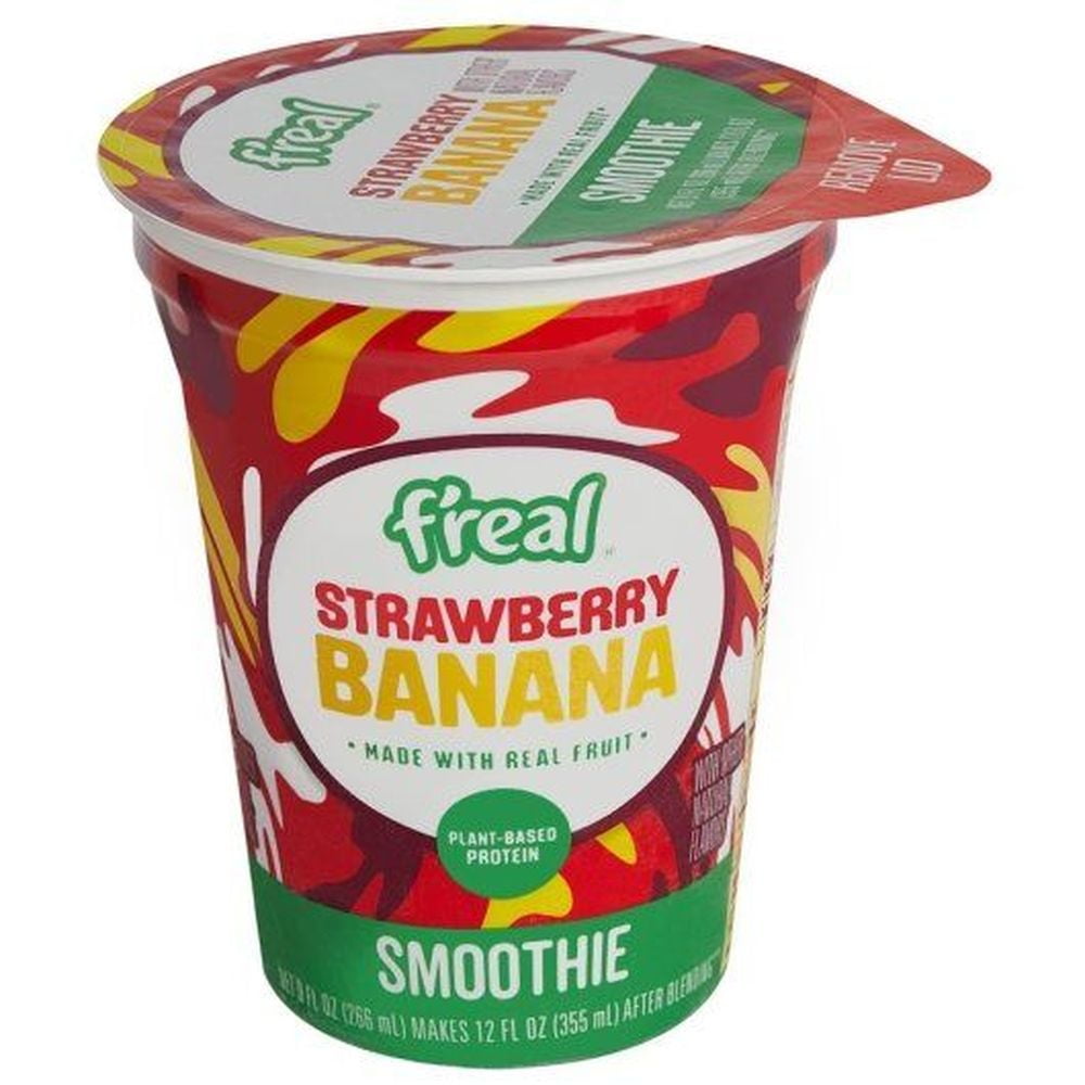 Freal Strawberry Banana Smoothie, 9 Fluid Ounce 12 per case