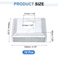 thumbnail image 2 of 12Pack Post Base Cover, 4.75x4.75 Metal Integral Style Post Skirt Porch Column Wrap(1.6x1.6), 2 of 6