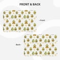 thumbnail image 3 of Rocae Lovely Avocado Printed Heat Resistant Place Mats,Classic Hemstitch Cloth Fabric Placemats Imitation Linen Place Mat Table Mats 18x12 inch, 3 of 5