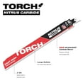 thumbnail image 3 of Milwaukee Tool 12" 8 TPI The TORCH with NITRUS Carbide SAWZALL Blade 3PK, 3 of 7