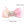 thumbnail image 2 of FUTUREORYY Girls Accessories Hair Barrettes for Girls Rhinestones Pink Gradient 1Set, 2 of 8