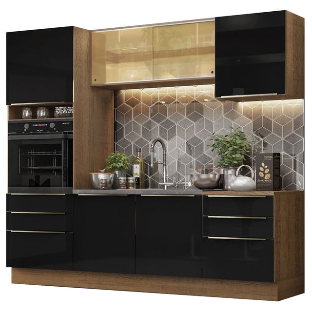 Cocina Integral Modular Madesa Lux 240cm MN 02