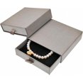 thumbnail image 1 of GymRichy 2 Pack Jewelry Gift Boxes Cardboard Jewelry Boxes, 4 x 4 x 1.4 Inch Small Gift Boxes for Jewelry Earrings Necklaces Handmade Bangles Bracelets (Grey), 1 of 6
