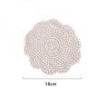 thumbnail image 1 of Cotton Coaster Heat Insulation Non-Slip Table Mat Anti-Skid Tea Cup Milk Mug Coffee Cup Coaster Kitchen Dining Table Accessories, 1 of 6