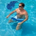 thumbnail image 2 of WOW SPORTS Beach Bronco Foam Hi-Back Saddle Pool and Lake Float, Blue, 2 of 5