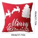 thumbnail image 2 of Cubiertas de Almohada de Navidad, Nuevo Lienzo de Algodón Bordado Ciervo Nieve Cojín de la Almohada de Navidad, Decoración Festiva Del Hogar para Sofá Cama Sillón, 2 of 3