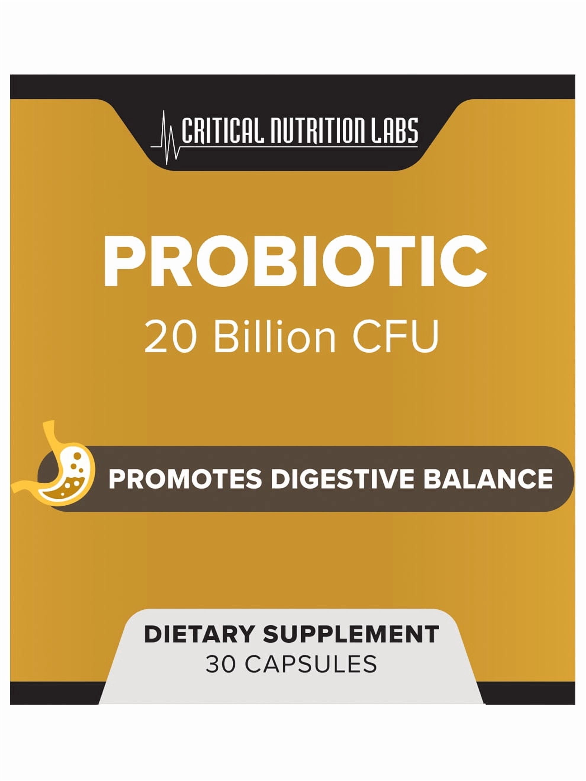 Probiotic – 13-strain, 20 Billion CFU, Vegan, Non-GMO, Soy & Gluten Free, 30 Capsules