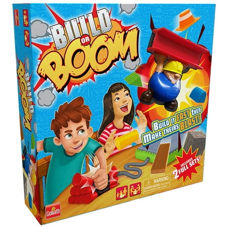 Goliath Build or Boom Game - Family Fun Building Game - STEM