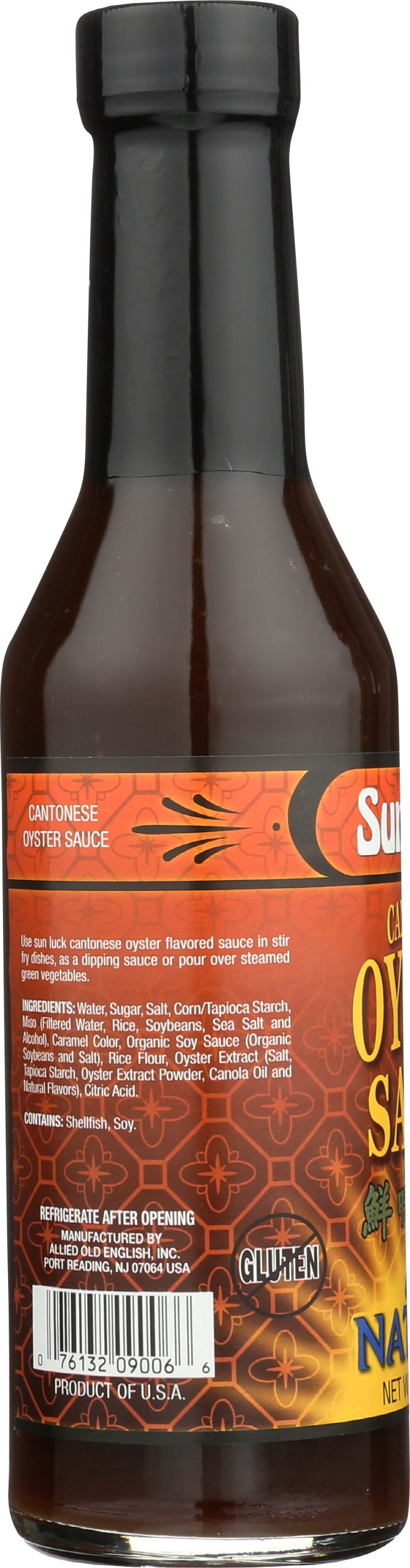 Pack of 6, Sun Luck All Natural Cantonese Oyster Sauce, 9 oz
