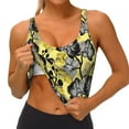thumbnail image 4 of Lsque Orchids Flowers Printed Women'S Sports Bra, Compression, Moisture Wicking, High-Impact Sports Bra For Women,Supportive sports bra-Small, 4 of 9