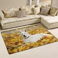 thumbnail image 2 of SKYSONIC Lightweight Soft Area Rugs Dog On Autumn Floor Mat Doormat for for Rooms Entrance Hardwood Floor Living Room Nursery Rugs, 31x20 inch, 2 of 6