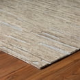 thumbnail image 4 of Addison Rugs Addison Dazzle Modern Hand Spun Wool and Metallic Area Rug Latte 5'X7'6" 5' x 8', 4 of 4
