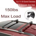 thumbnail image 2 of Roof Rack Cross Bars Luggage Carrier For 2011-2021 Jeep Grand Cherokee W/ Side Rails, 2 of 7