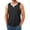 .Black, variant on Men's Crew Neck Sleeveless Tank Top, Solid Stretch Ice Silk Quickly Dry T-Shirt, Breathable Lightweight Athletic Gym Workout Summer Casual Basic Undershirt Tops