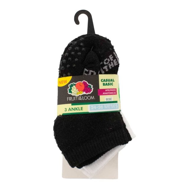 Tin Fruit Of The Loom para Niño Multicolor Talla 24 a 36 M Varios Modelos 3 Pares