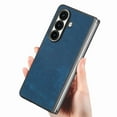 thumbnail image 6 of Dteck for Samsung Galaxy Z Fold 4 5G Case, Retro PU Leather Ultra Thin Slim Durable Shockproof Protective Phone Cover for Samsung Galaxy Z Fold4, Blue, 6 of 10