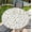 A-cherry and Blueberry, variant on Round Tablecloth with Elastic Edge, 36-60Inch Waterproof Table Cloth for Dinner, Outdoor, Picnic, 44inch, Black and White Mandala