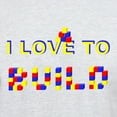 thumbnail image 3 of CafePress - I LOVE TO BUILD Light T Shirt - Men's Classic Graphic T-Shirt, 3 of 4