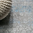 thumbnail image 4 of JONATHAN Y SILK ORCHID 4 x 6 Area Rug, Tidal Strie - Gray/Blue, SOR202B-4, 4 of 10