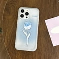 thumbnail image 6 of Blue Tulip Flower Clear Soft  for iPhone Case (Clear,iPhone 14 Pro Max), 6 of 6