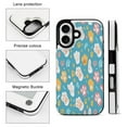 thumbnail image 3 of Animal Dog Paw Leather Wallet Case for iPhone 16 Pro Max 16E 16SE4 16PRO Wallet Case Card Holder Flip, 3 of 7