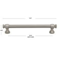 thumbnail image 4 of GlideRite 6-5/16 in. (160mm) Center-Center Euro Cabinet Bar Pull, Graphite Gray - 4361-128-GPH, 1 Pack, 4 of 4