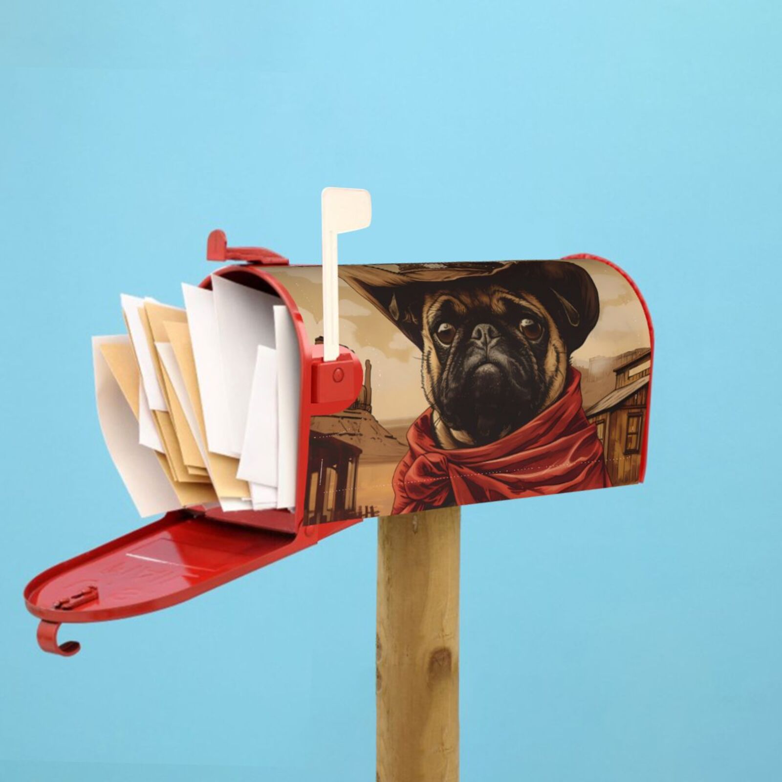 Kdxio Magnetic Mailbox Cover 21x18 in Mailbox Cover Outdoor Decoration Holiday Mailbox Covers for Home Garden Yard-21x18 in