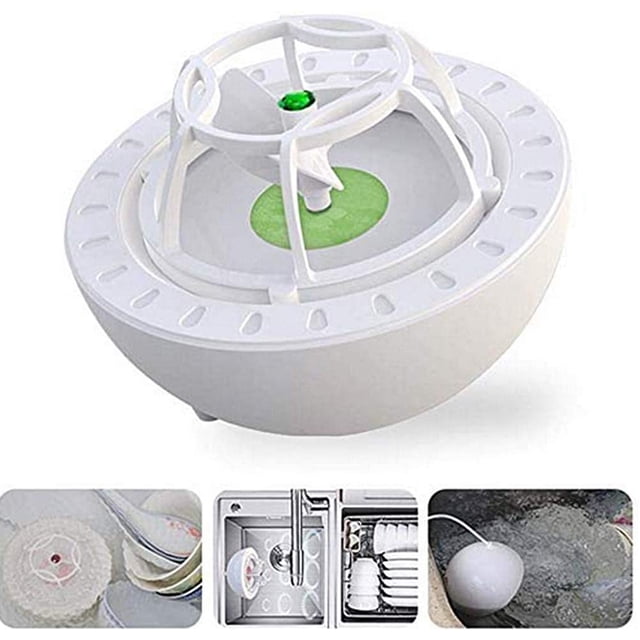 Mini Lavavajillas, Lavavajillas Multifunción Hogar USB Mini Lavavajillas Ultrasónico Limpiador De Lavavajillas Ormromra MZQ-0541-2