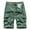 Olive Green, variant on IROINNID Cargo Shorts for Men Summer Outdoors Solid Color Button Pocket Sport Shorts Pants,Olive Green