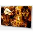 thumbnail image 2 of Collage Loup et Aigle - Impression sur Toile Abstraite, 2 of 3
