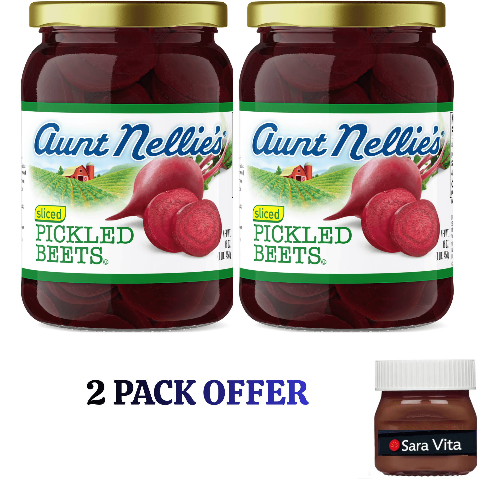 Aunt Nellie's Sliced Pickled Beets, 16 oz