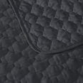thumbnail image 5 of Chezmoi Collection Thea 3-Piece Oversized Bedspread Set, Geometric Quatrefoil Pattern Quilted Coverlet Set, 5 of 5