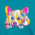thumbnail image 3 of CafePress - Colorful Corgi Puppy T Shirt - Womens Tri-blend T-Shirt, 3 of 4