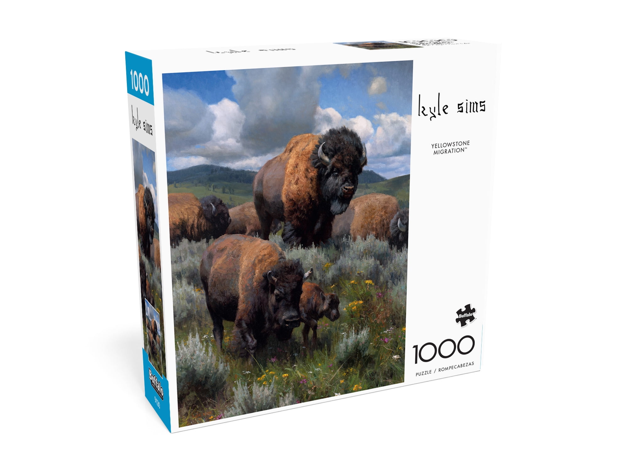 Buffalo Games 1000-Piece Kyle Sims Yellowstone Migration Jigsaw Puzzle