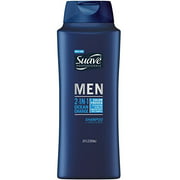 Suave Men 2 in 1 Shampoo and Conditioner, Ocean Charge, 28 Fluid Ounces- (Pack of 2)