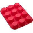 thumbnail image 3 of Molde antiadherente de silicona para muffins, bandeja para magdalenas, 12 tazas, molde para hornear pasteles, 3 of 5