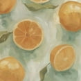 thumbnail image 2 of Scarvey, Emma 15x15 Black Ornate Wood Framed with Double Matting Museum Art Print Titled - Citrus Study in Oil II, 2 of 4