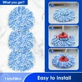 thumbnail image 7 of TidyBliss Spin Mop Replace Head 3 Pack for RinseClean 2 Tank System, 7 of 7