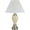 Multi-color, variant on Silver/Ivory Ceramic Table Lamp, 27"
